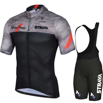 2023 conjunto de camisa de ciclismo strava verão manga curta respirável mtb bicicleta ciclismo roupas maillot ropa uniforme terno