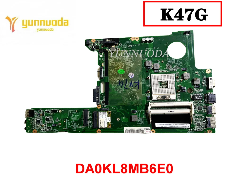 

Материнская плата DA0KL8MB6E0 для ноутбука Lenovo K47G протестирована хорошо