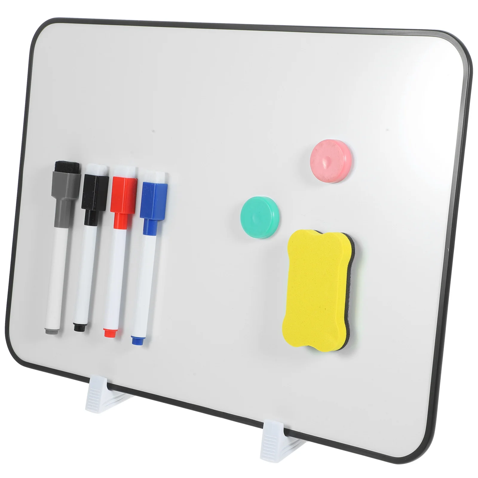 

Double Sided Writing Board Large White Whiteboard Office Metal Mini Desktop Dry Erase