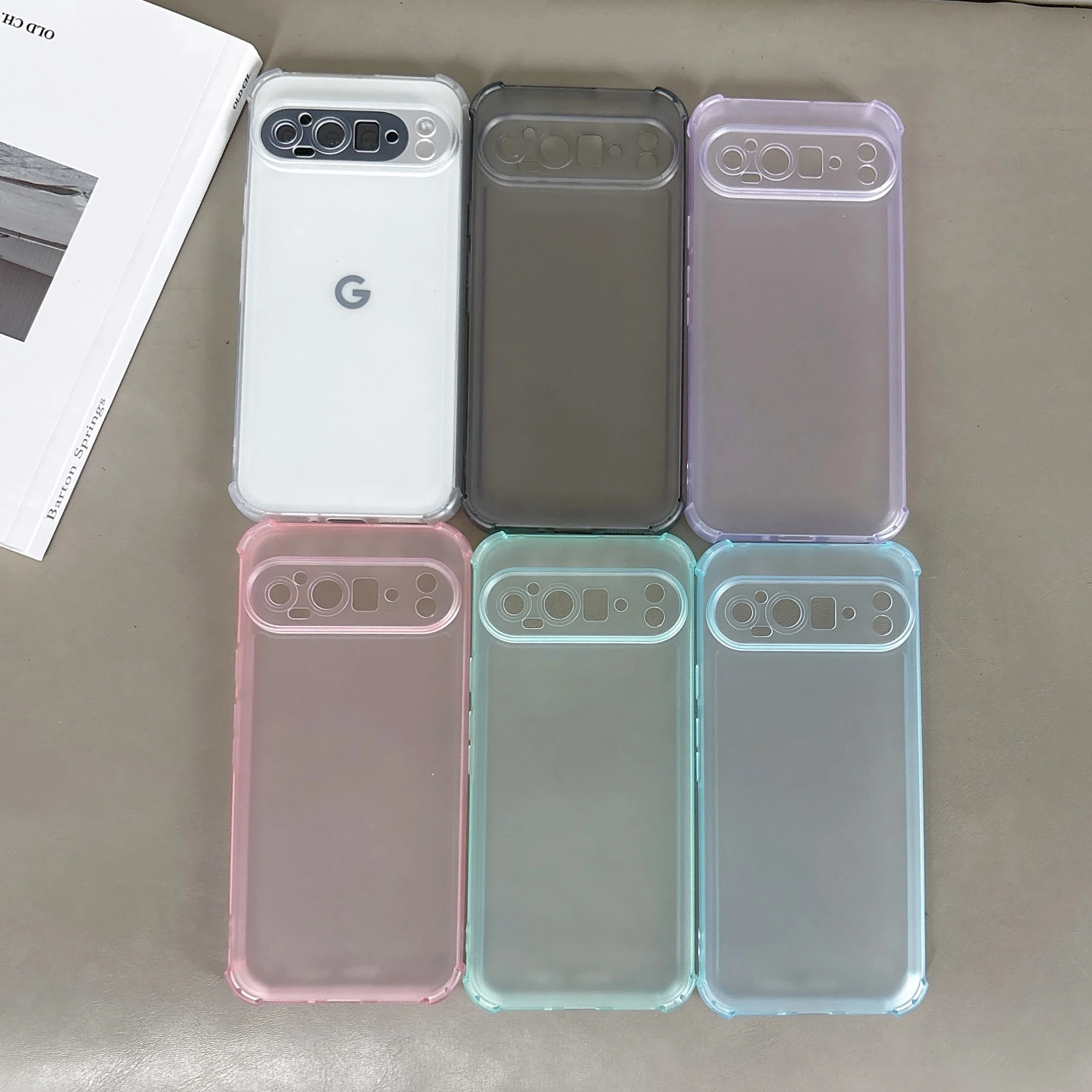 Slim Translucent Frost Mist Case with 4-Corner Drop Protection