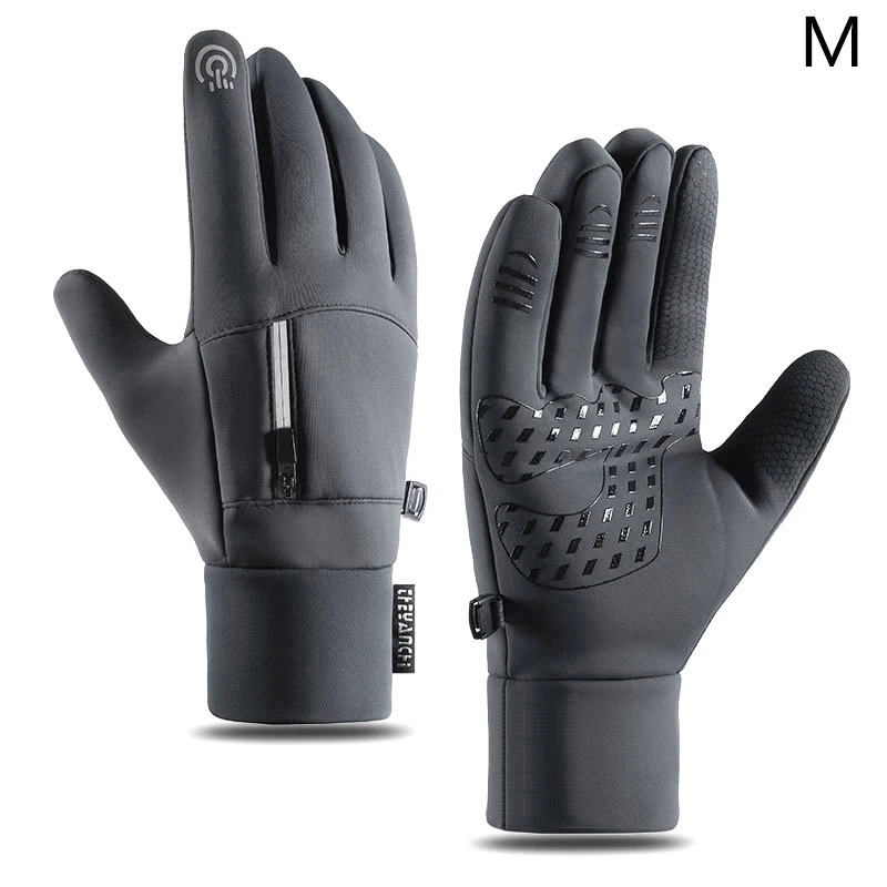Taglia M) Guanti invernali da uomo, guanti invernali unisex compatibili con touchscreen, guanti invernali da ciclismo antiscivolo, caldi, antivento | Leroy Merlin