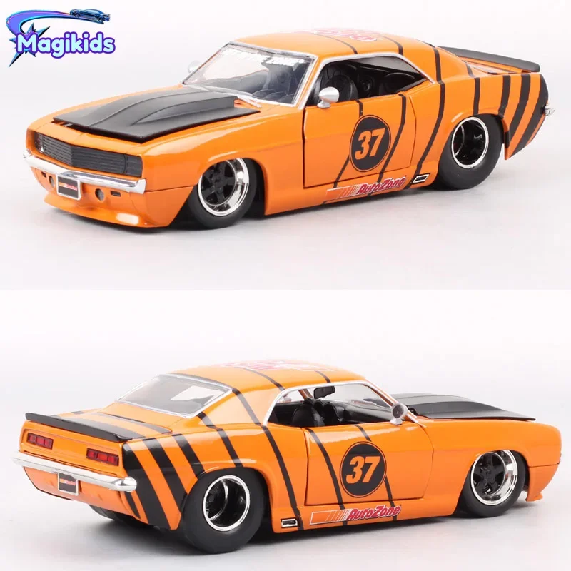 

Jada 1:24 1969 Chevrolet Camaro Auto Zone 37 muscle sports car Simulation Diecast Car Metal Alloy Model Car Gift Collection J245