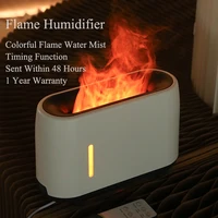 Kinscoter Remote Control Essential Oil Aroma Diffuser Flame Air Humidifier Electric Cool Gift 240ml Colorful Fire 2