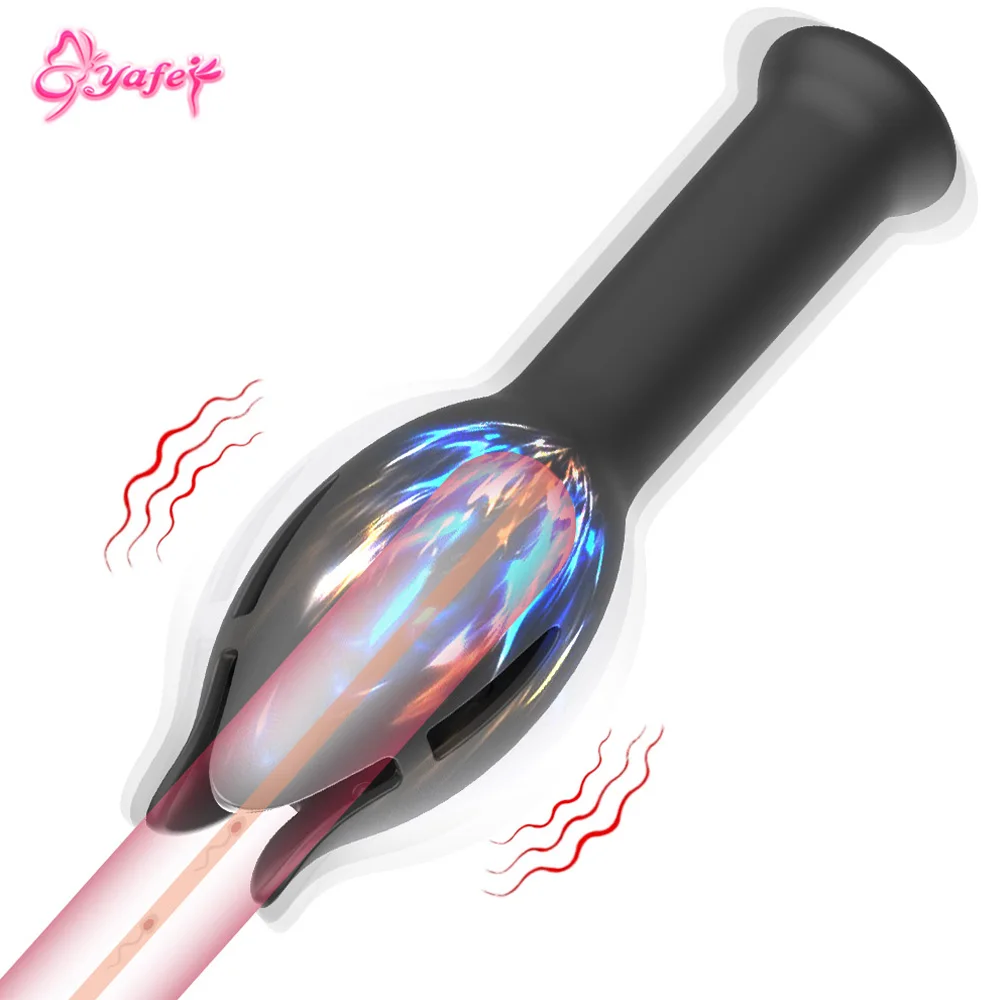 Masturbatori 10 velocità per uomini Allenatore Ritardo duraturo Stimolare il glande Massaggiatore Vibrazione Automatica Waterpr_voghion.com