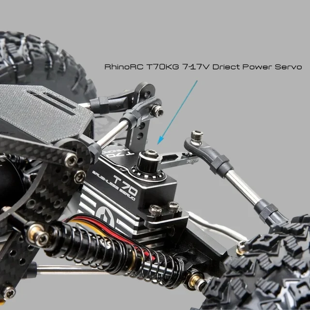 rhino RhinoRC W1 1/10 Scale Metal Crawler Chassis 317mm Adjustable