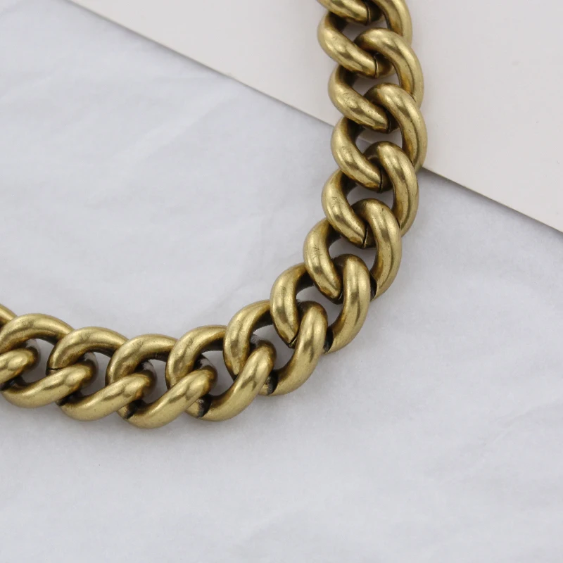 TINBERON Chains Strap Handbag Handles Shoulder Straps Luxury Design Vintage Gold Bag Chain Strap Replacement Leather Bags Straps
