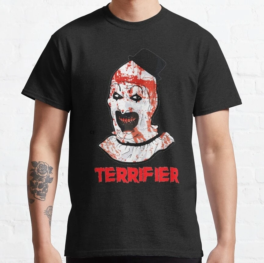 

Men Tshirts Terrifier Art The Clown 2016 Women T-Shirt