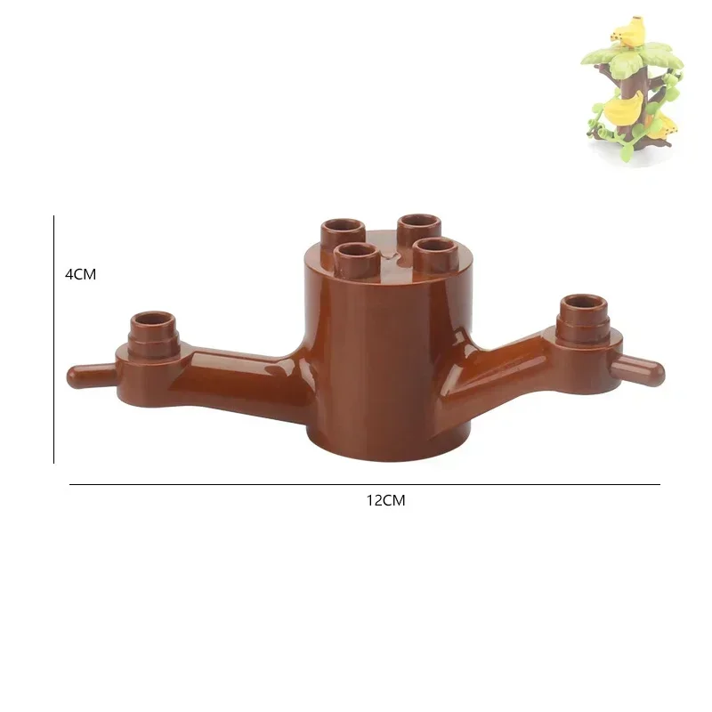 Outdoor Forest Building Block Set - Flower, Grass, and Tree Adornments for Kids
