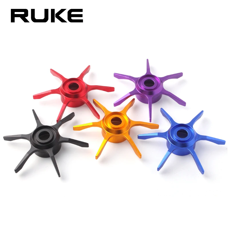 Ruke Fishing Reel Accessorie Handle Spanner For D Type Wheel Aluminum Alloy Weight 6.3g/pc For Reel DIY Many Color