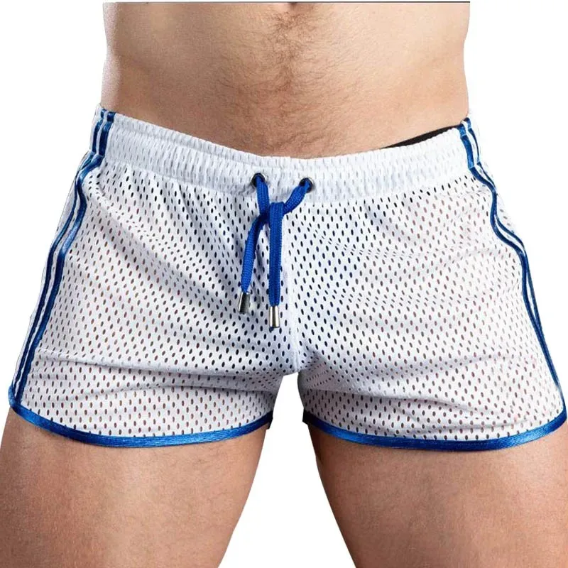 

New Gym Mens Sport Running Shorts Quick Dry grid Workout Short Pants GYM Wear Men Soccer Tennis Training Beach Swim Shorts