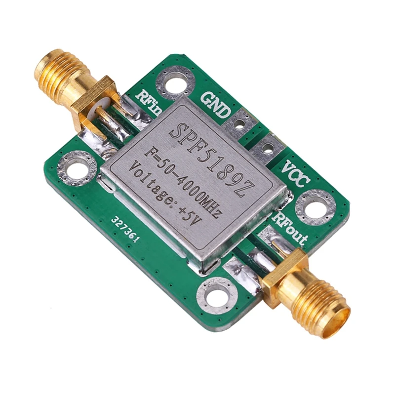 

2023 New 50-4000MHz RF Low Noise Amplifier Signal Receiver Module Shield Board for arduino SPF5189 NF = 0.6dB