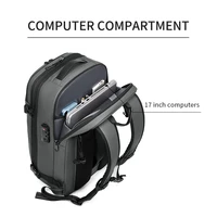 Men Travel Backpack vacuum compression 17 inch Laptop Backpack Business Large Capacity school Backpack Expanded Hiking backpack 5