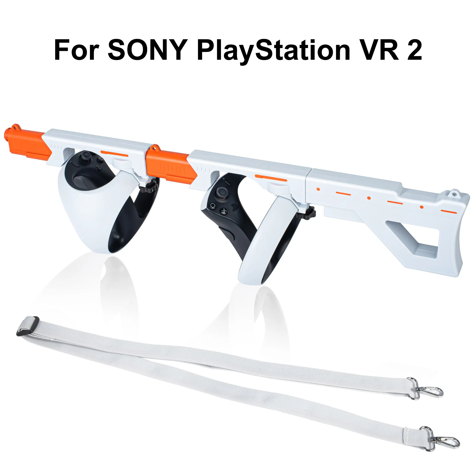 DEVASO for PS VR2 Magnetic VR Controllers Gun Mount Quick Release Somatosensory VR shooting Gun Controller Gaming Accessories