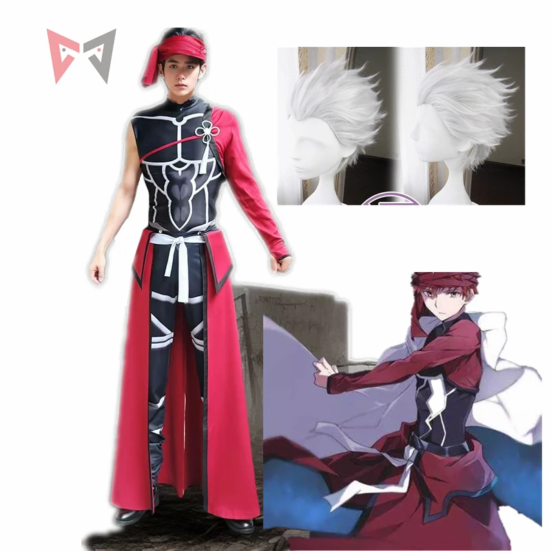 

New Fate/stay Night EMIYA Cosplay Costume Black Shirt Pants Cloak For Game Party Child Size Adult Size Plus Size Custom Made