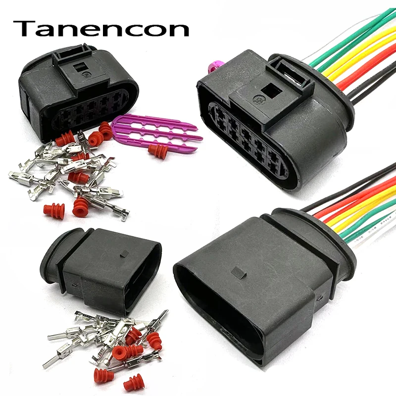 10PinAutoHeadlightAssemblyConnectorCarHalogenHeadlightsSocket