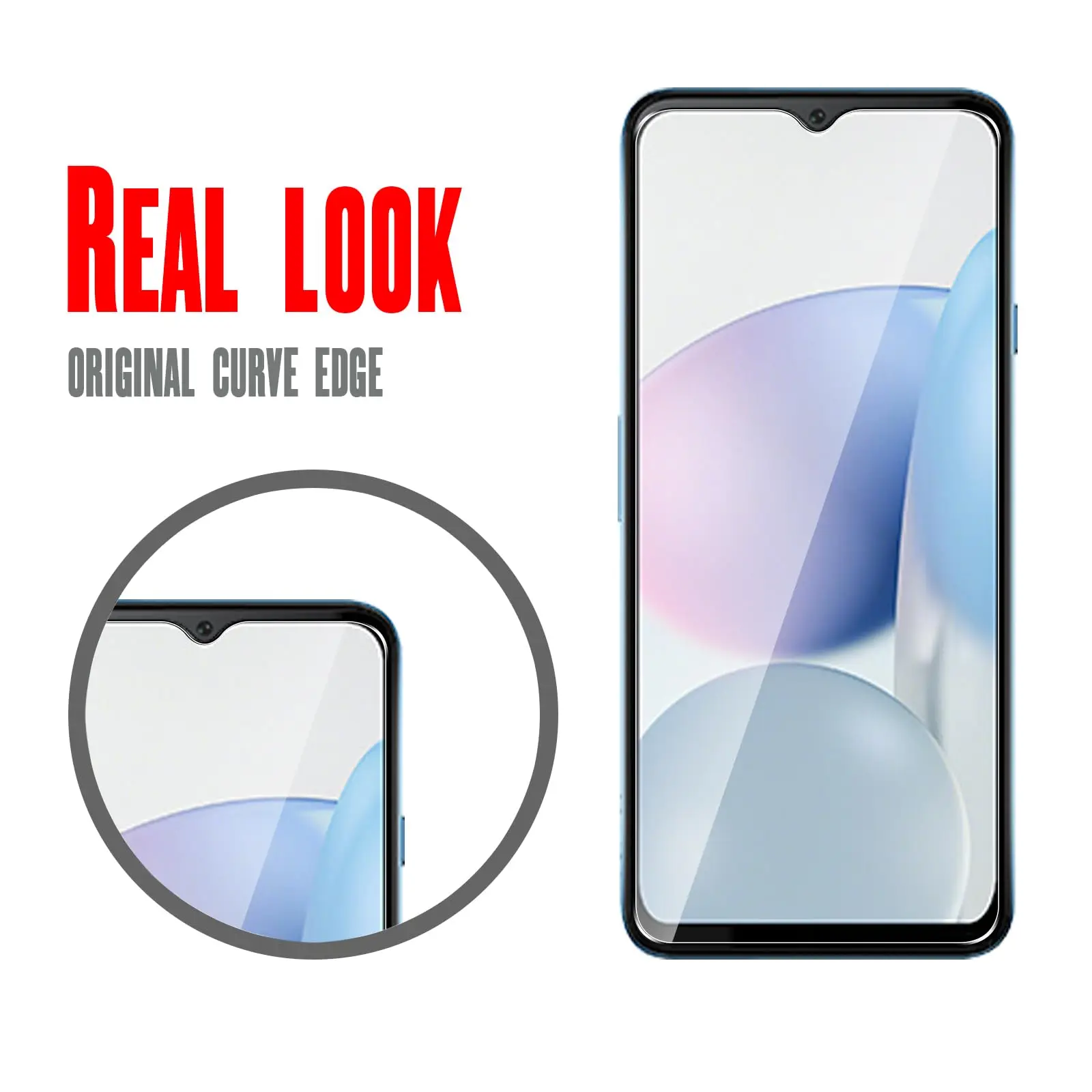 Ultra-Clear Tempered Glass Screen Protector - High Aluminum 9H Hardness, Case-Friendly Design