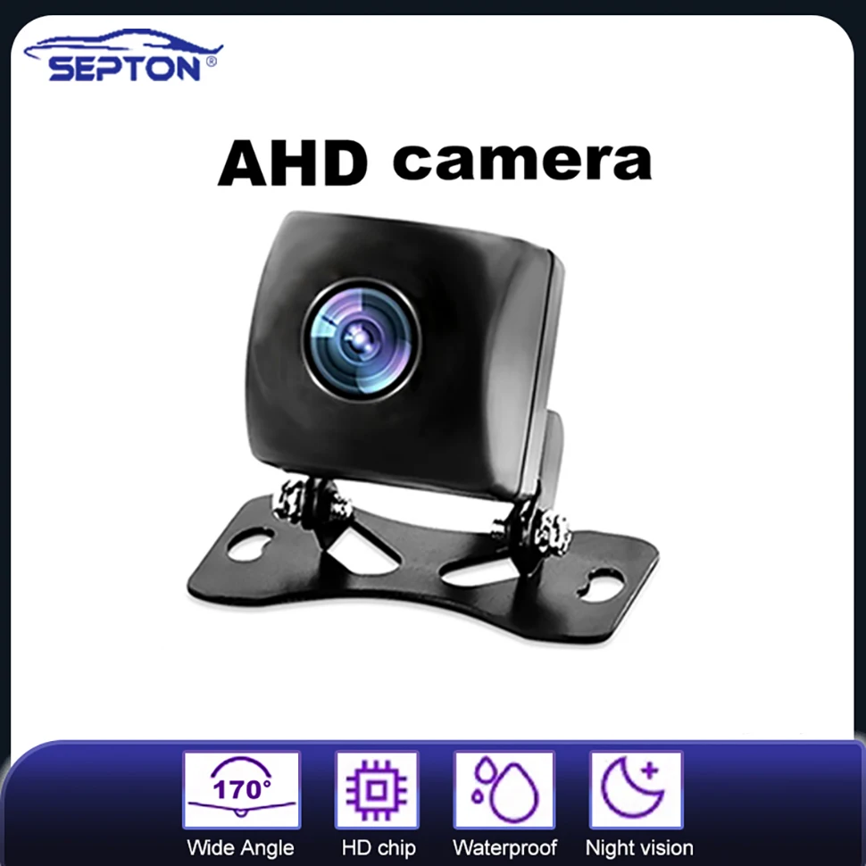 

SEPTON Waterproof 170 Degree Wide Angle Night Version Car Camera Car Rear View Camera AHD Backup Camera for Car Radio