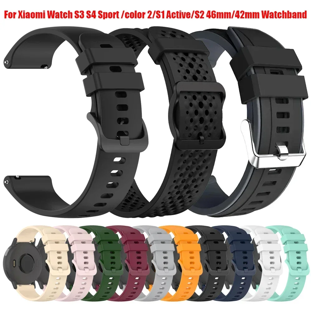 Premium 22mm Soft Silicone Sport Watch Strap – Universal Fit