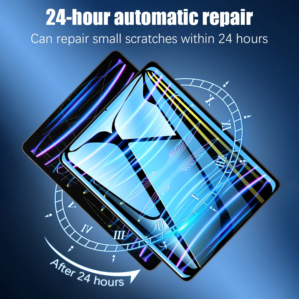 Hydrogel Film For Ipad Air 5 4 9th 10 9 10th Generation 10.9 Screen Protector For Ipad 13 11 12.9 6th 8th 10.2 M4 M2 Accessories 4