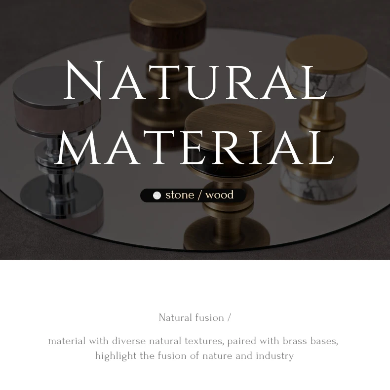 solid brass crystal cabinet knob natural stone pink white tiger eye walnut