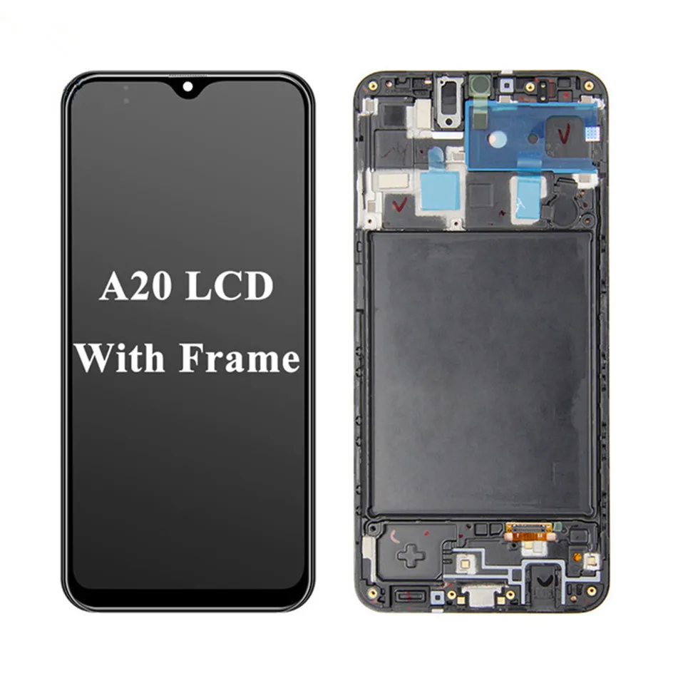 LCD ÷ ġ ũ Ÿ,   ü, Ｚ  A20 A205 SM-A205F A205G A205U  A20 ũ