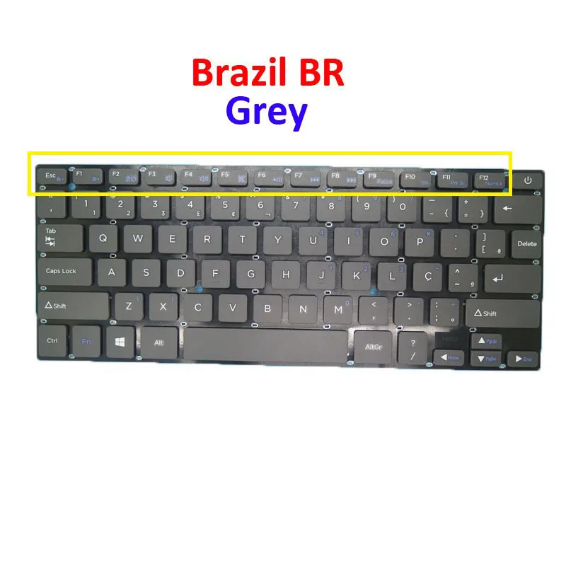 

Сменная Клавиатура для ноутбука Jumper Для EZbook 3 для EZbook 3S MB10 H003-33 Бразилия BR без рамки