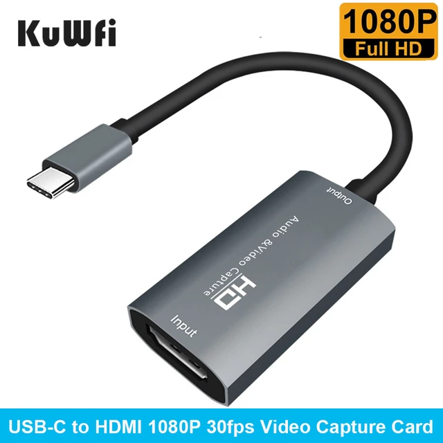 HDMI to USB-C/A Video Capture Card