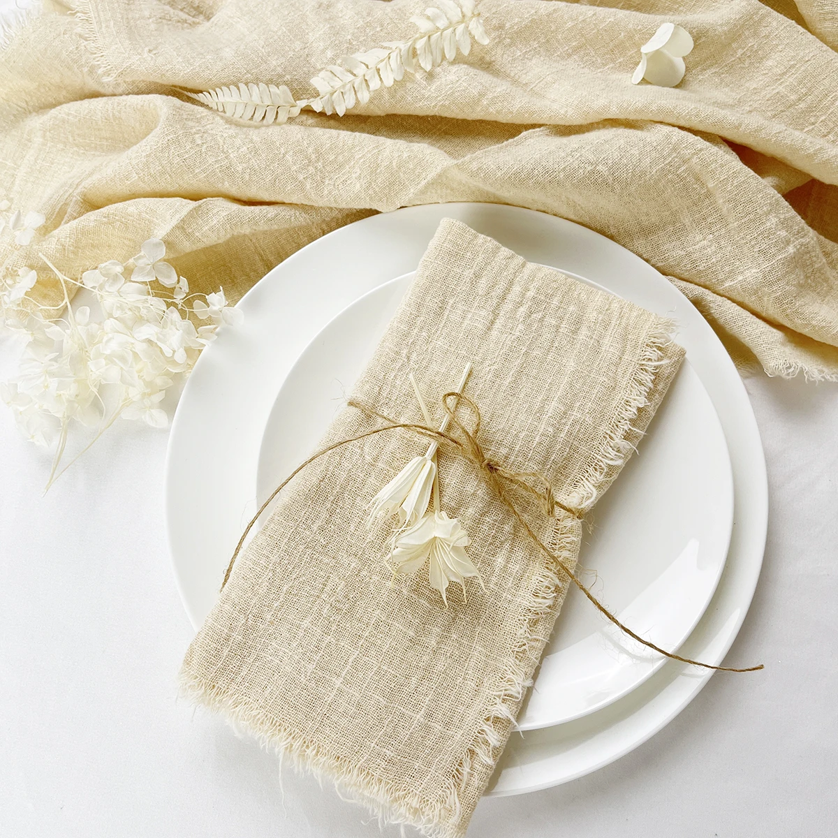 Serviettes de table en gaze de coton violette, 24 pièces, 32x32cm, réutilisables, torchons de thé, décor de Table de fête de mariage, de noël, bavures rétro