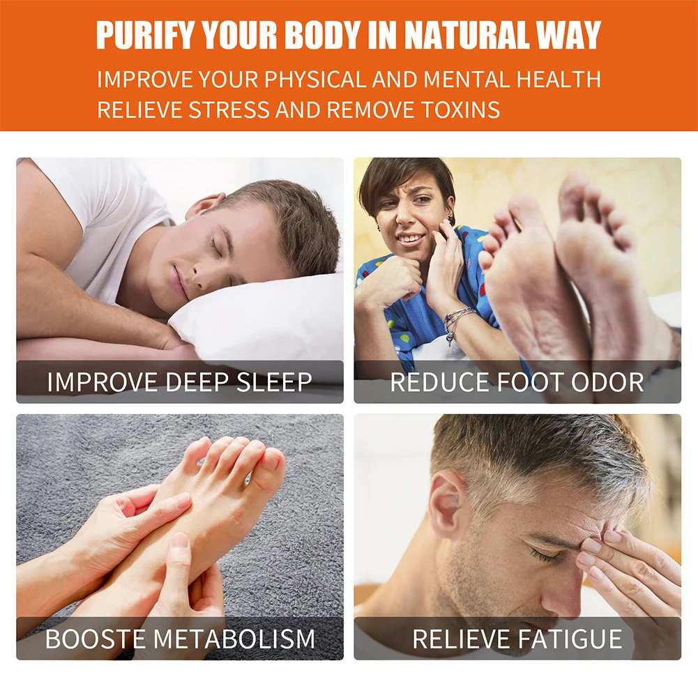 10 à 40 patchs au gingembre pour les pieds : soin naturel, soulagement du stress, amélioration du sommeil, purification, détoxification et amincissement._voghion.com