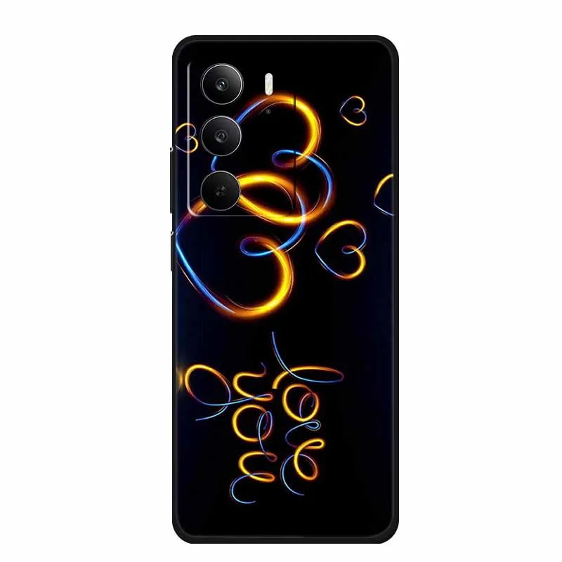 Fashion Black Silicone Soft Phone Case - Protective Back Cover