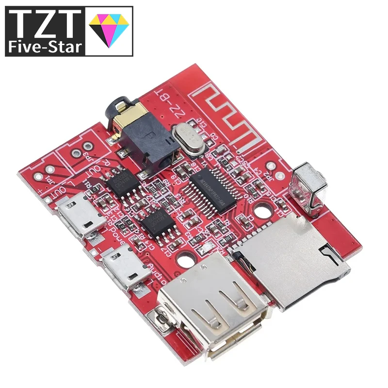 3W Auto Bluetooth 4.1 MP3 WAV Decodierung Board Lautsprecher Verstärker Audio Empfänger Modul Unterstützung USB/TF/U-DISK/IR Fernbedienung Rot