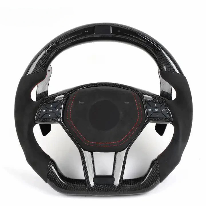 

LED Smart Carbon Fiber Steering Wheel Is Suitable Fit for car C CLASS W204 C63 W212 W218 W207 W172 SLK