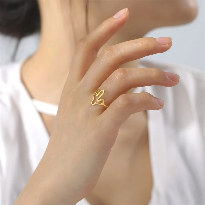 Trend ige Blumen ringe für Frauen böhmischen Edelstahl Fingerring Mode party Luxus Designer Schmuck Geburtstags geschenke – Detail 33