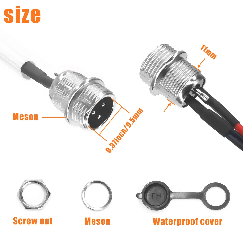 thumbnail image 2 of Hoverboard Charging Port Replacement Accessory For Electric 2 of 11