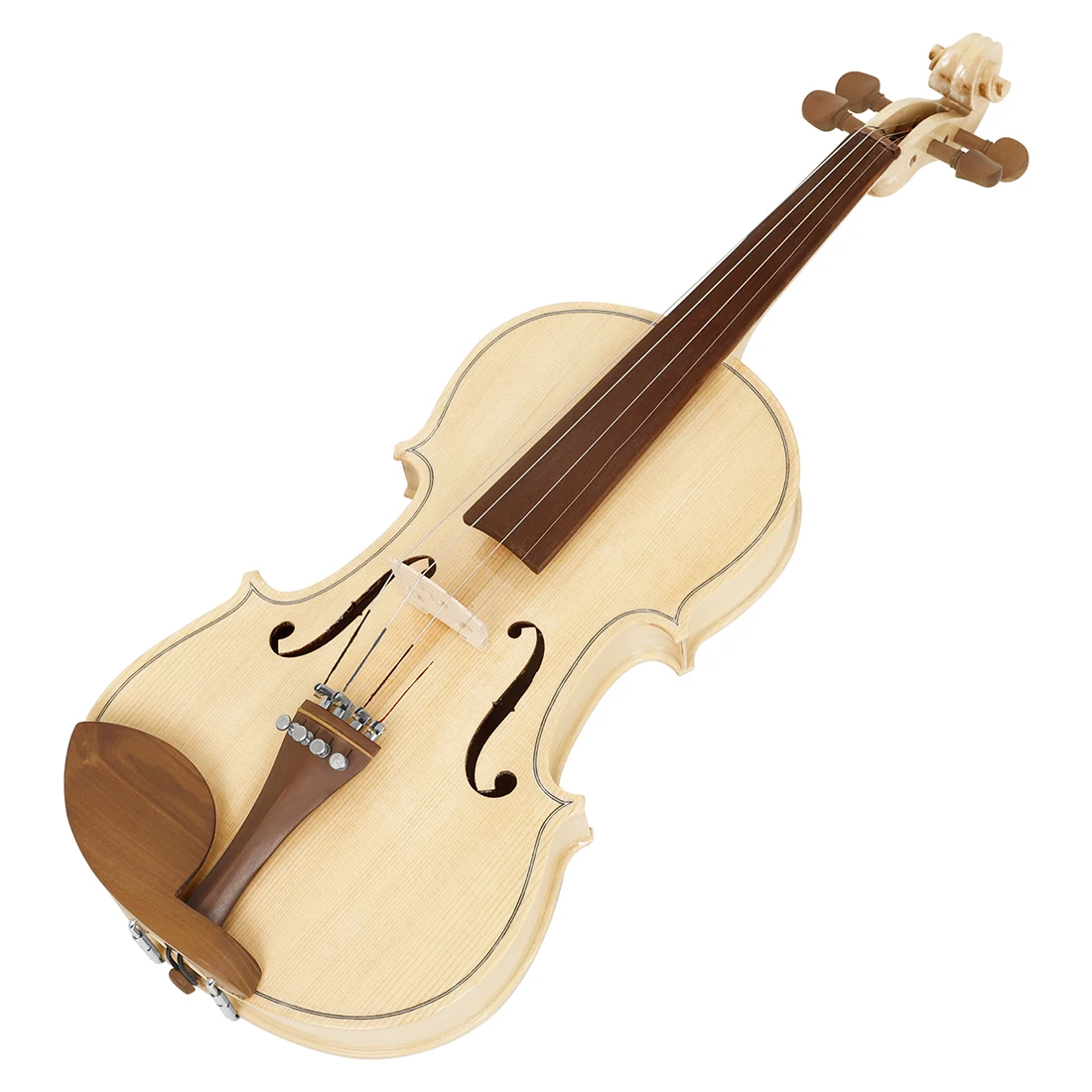 4/4 Full Size Spruce Wood Acoustic Violin For Beginner/Professional With Bow and Case Jujube Wood Fingerboard Tuning Pegs Fiddle