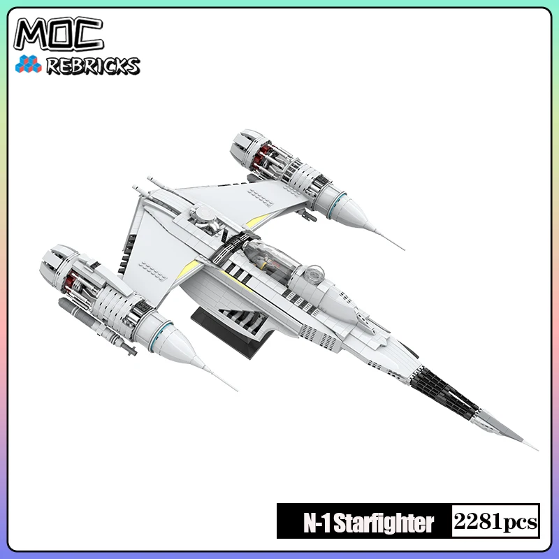 

Звездный боевой фильм UCS Naboo N-1 Starfighter, строительные блоки, игрушки, модель «сделай сам», коллекционные наборы, детские рождественские подарки