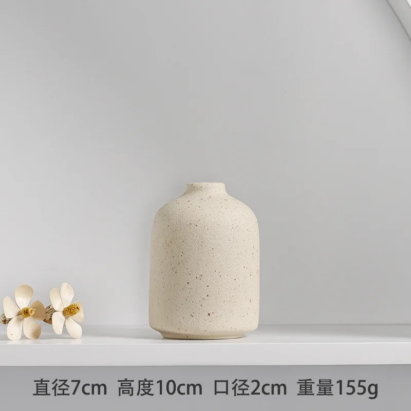 Ceramic vase Creative Decoration Living Room decoration Flower arrangement vase Room decoration Modern decoration simple ins 5