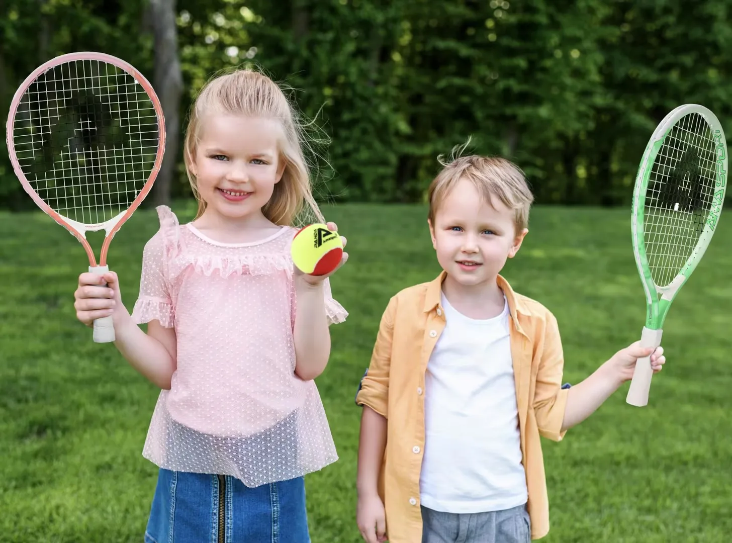 Description Picture 2 of itemAMASPORT Tennis Rackets for Kids Aluminum Alloy 17'' with Cover Bag for Beginner Junior Children Tennis Racquet