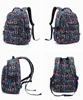 High Quality Flower Letter Pattern Fashion Casual A4 Women Men School Backpack 15.6'' 14'' Laptop Lightweight Travel Bag M1983 3