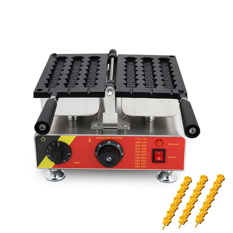 Commercial Cat Paw Shape Waffle Making Machine Electric Cartoon Animal