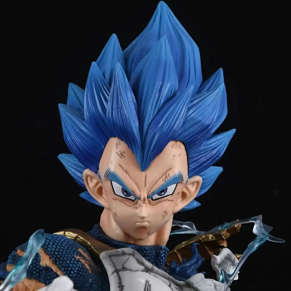 46cm dragon ball z gk superdimensionado vegeta super saiyan cabelo