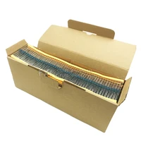 100Pcs 1/4w Metal Film Resistor 1% 10 ohm - 2.2M Ohm 1R 10R 100R 220R 1K 10K 100K Resistance - Image 6