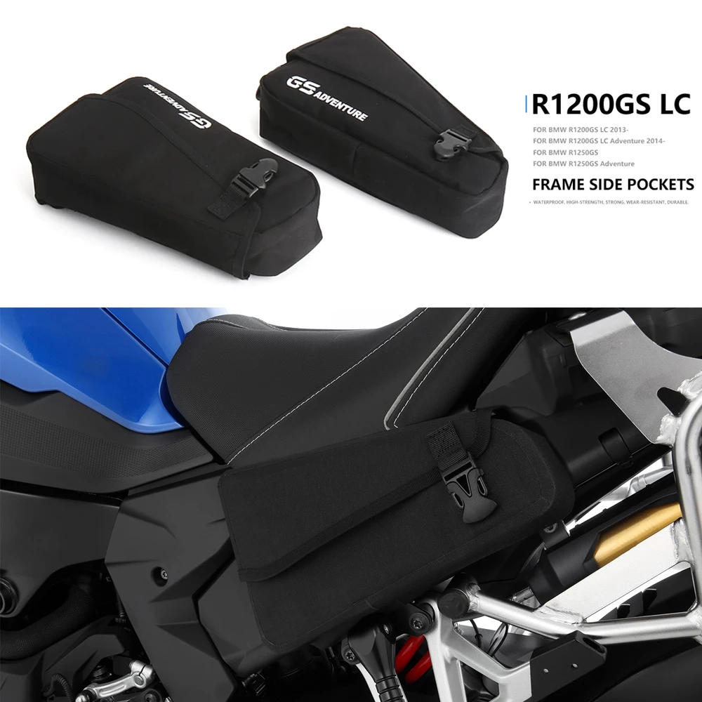 

For BMW F750GS F850GS Adventure R1200GS LC ADV R1250GS R1250 GS Motorcycle Side Frame Crash Bag Storage Package Bags Waterproof