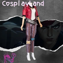 

Game Cosplay Vi Cosplay Costumes LOL Arcane Cosplay Vi Costume Women Suit Jacket Top Pants Full Set Role Play Outfit
