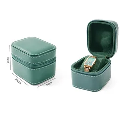 Elegante Cofanetto da Viaggio per Orologi in PU Pelle con Cuscino Rimovibile - Porta Gioielli Organizer Portatile