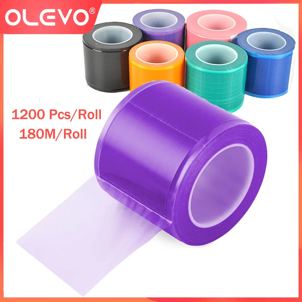 

OLEVO 1200 Pcs/Roll Dental Protective Barrier Film Tape Disposable Isolation Membrane Release Film Plastic Odontología Material