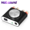 Nobsound Q10 Mini Digital AUX/Optical Amplifier Bluetooth 5.0 Receiver HiFi Class D Desk Power Amp 100W+100W 1
