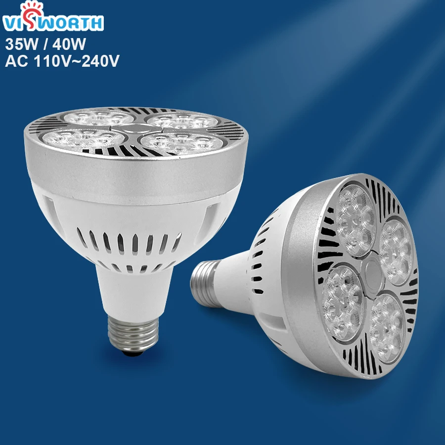 E27 E27 LED lamba 220V 240V ray lambası 35W 40W spot 3000K 4000K 6000K için ev aydınlatma