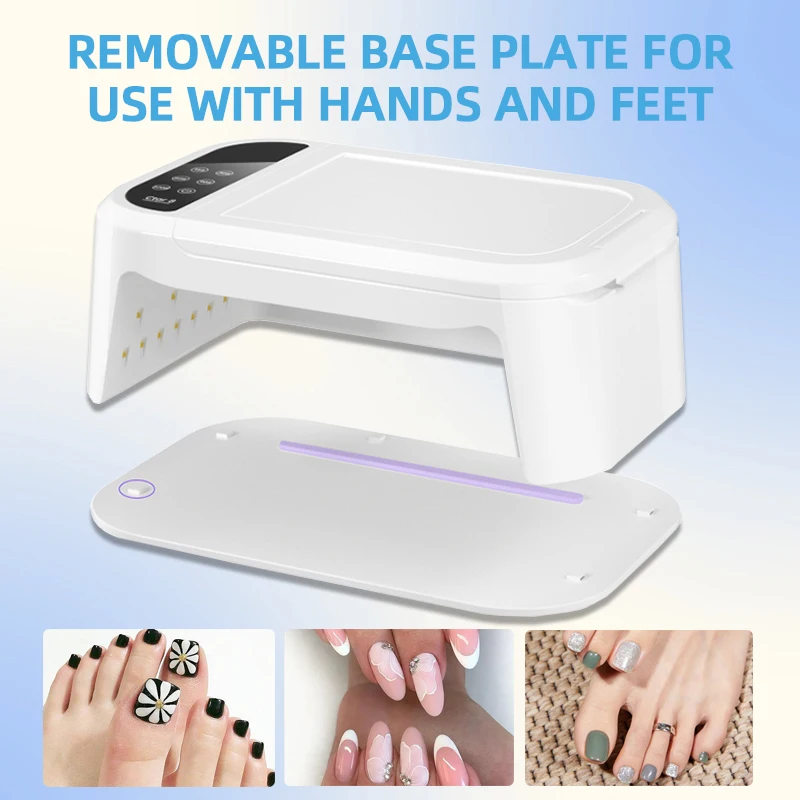 300W Nail Lamp For Machine With Hand Pillow Wear UV LED Lamp Professional Gel Nail Dryer Nail Polish High-power Drying Manicure