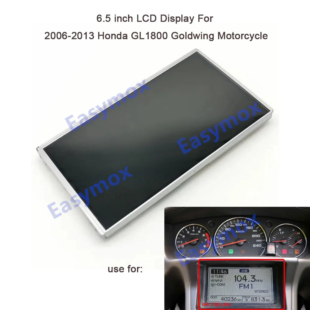 

6.5 inch Motorcycle LCD Display Panel LQ065T9BR54U for Honda GL1800 2006-2013 GPS Monitor TFT Repairment